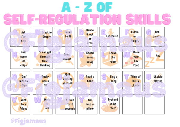 A-Z Self-Regulation Poster